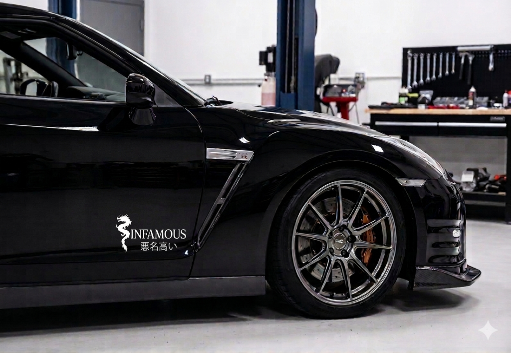 Dragon car decal